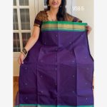 Brownish kanchi cotton saree