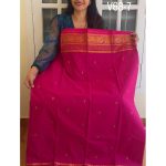 Barbie Pink kanchi cotton saree