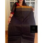 Black Varaoosi kanchi cotton saree