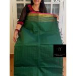 Green Varaoosi kanchi cotton saree